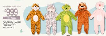 Walmart Pijama disfraz para bebé oferta