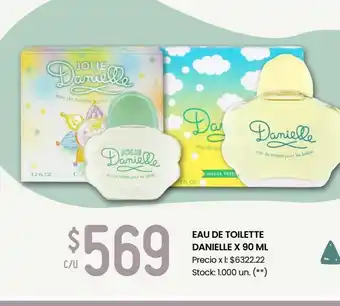 Walmart Eau de toilette danielle x 90ml oferta