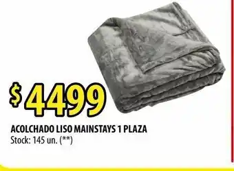 Punto Mayorista Acolchado liso mainstays 1 plaza oferta