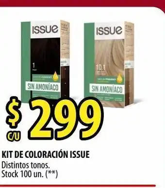 Punto Mayorista Kit de coloración issue oferta