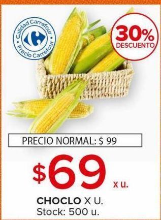 Carrefour Maxi Choclo x un oferta