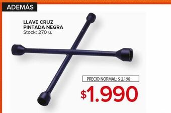 Carrefour Maxi Llave cruz pintada negra oferta