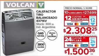 Carrefour Maxi Calefactor volcan oferta