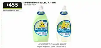 Jumbo Lavavajillas magistral x 750 ml oferta