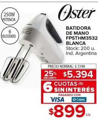 Carrefour Maxi Batidora de mano oster oferta