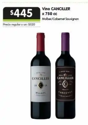 Jumbo Vino canciller x 750 cc oferta