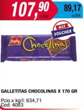 Maxiconsumo Chocolinas Galletitas x 170 gr oferta
