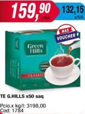 Maxiconsumo Green Hills Te x 50 saq oferta