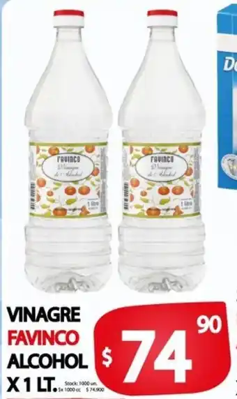 Supermercados Top Favinco Vinagre Alcohol x 1 lt. oferta