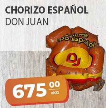 El Milagro Mayorista Don Juan Chorizo Español oferta