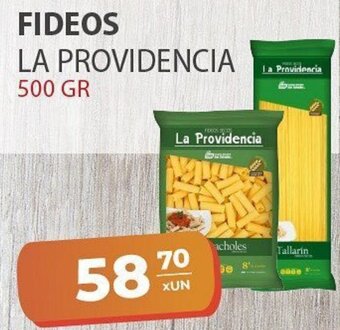 El Milagro Mayorista La Providencia Fideos 500 gr oferta