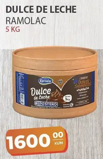 El Milagro Mayorista Ramolac Dulce de Leche 5 kg oferta