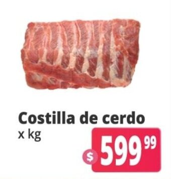 Autoservicio Capo Costilla de Cerdo x kg oferta