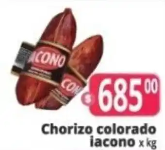 Autoservicio Capo Iacono Chorizo Colorado x kg oferta