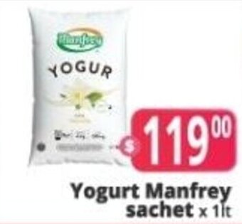 Yogur Manfrey Sachet x 1 lt.