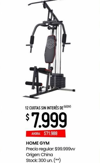 Changomas Home gym oferta