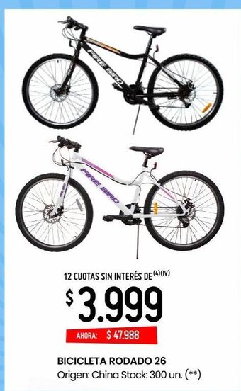 Changomas Bicicletas rodado 26 oferta