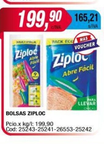 Maxiconsumo Bolsas Ziploc oferta
