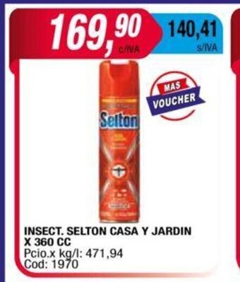 Maxiconsumo Insect. Selton Casa Y Jardin x 360 cc oferta