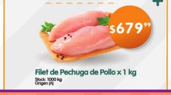 Supermercados Buenos Días Filet de Pechuga de Pollo x 1 kg oferta