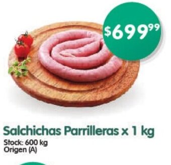 Supermercados Buenos Días Parrilleras Salchichas x 1 kg oferta