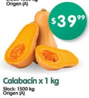 Supermercados Buenos Días Calabacín x 1 kg oferta