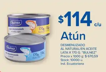 Carrefour Market Atún Bulnez Desmenuzado Al Natural/En Aceite Lata x 170g oferta