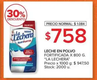 Carrefour Market La Lechera Leche En Polvo Fortificada x 800 g oferta
