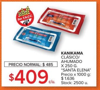 Carrefour Market Santa Elena Kanikama Clásico/Ahumado x 250g oferta