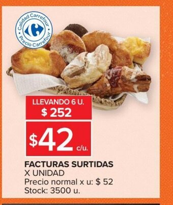 Carrefour Facturas Surtidas x Unidad oferta