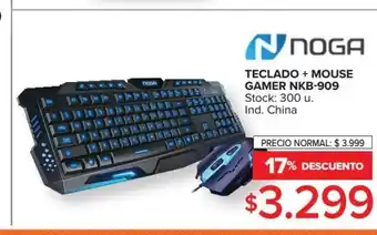 Carrefour Noga Teclado + Mouse Gamer NKB - 909 oferta