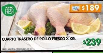 Jumbo Cuarto trasero de pollo oferta