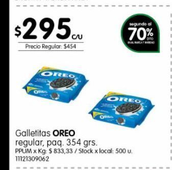 Jumbo Galletas oreo oferta