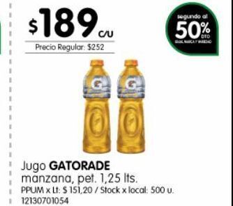 Jumbo Jugo gatorade oferta
