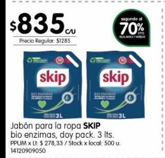 Jumbo Jabón para la ropa skip oferta