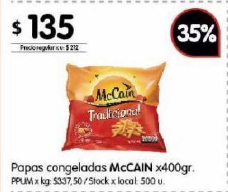 Disco Papas congeladas mc cain x 400g oferta