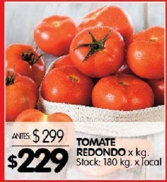 Disco Tomate redondo x kg oferta