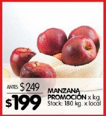 Disco Manzana promoción kg oferta