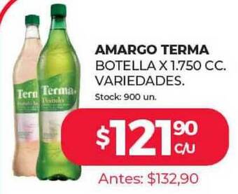 Supermercados Tadicor Amargo Terma x 1.750cc oferta