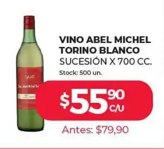 Supermercados Tadicor Vino Abel Michel Torino Blanco x 700cc oferta