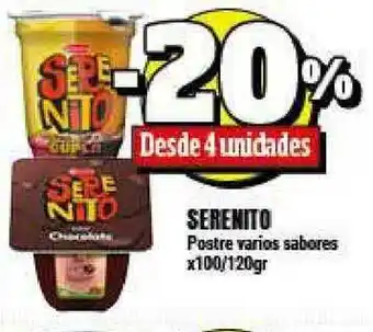 Supermayorista Vital Serenito Postre Varios Sabores x 100/120gr oferta