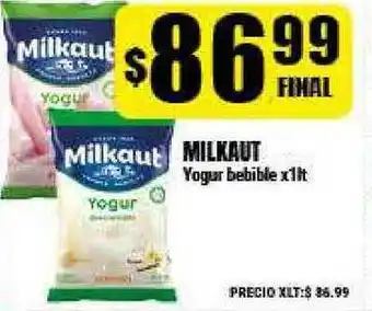 Supermayorista Vital Milkaut Yogur Bebible x 1lt oferta