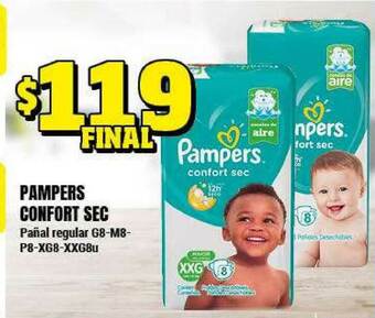 Supermayorista Vital Pampers Confort Sec Pañal Regular oferta