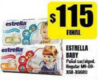 Supermayorista Vital Estrella Baby Pañal Car-algod. Regular oferta