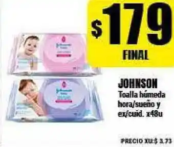 Supermayorista Vital Johnson Toalla Húmeda Hora-sueño Y Ex-cuid. oferta