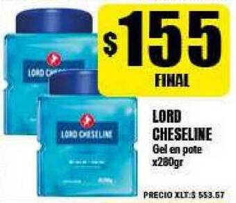 Supermayorista Vital Lord Cheseline Gel En Pote x 280gr oferta