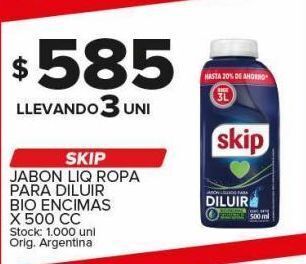 Carrefour Maxi Jabón líquido skip x 500cc oferta
