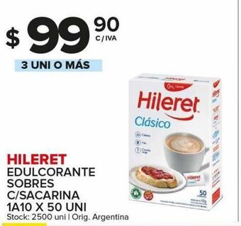 Carrefour Maxi Edulcorante hileret x 50un oferta