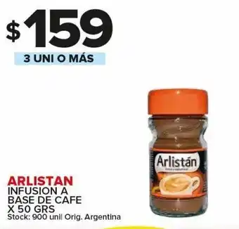 Carrefour Maxi Infusión a base café arlistán x 50g oferta
