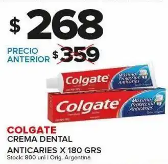 Carrefour Maxi Crema dental colgate x 180 grs oferta